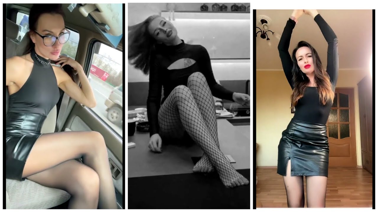 Sexy Nylon Pantyhose Legs Girls TikTok Collection#60 | Секси Девушки в Чулках и Колготках из ТикТока
