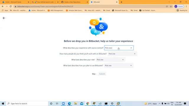 GitHub/Bitbucket/Docker Hub account setup смотреть онлайн