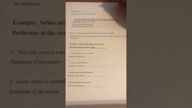 Active Voice Passive Voice Worksheet 3 смотреть онлайн