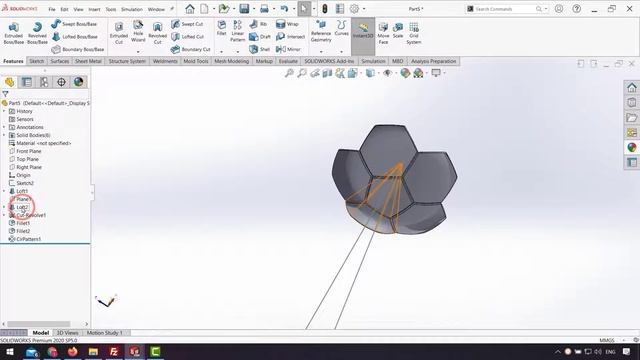 SolidWorks Tutorials | Design Soccer Ball in solidworks смотреть онлайн