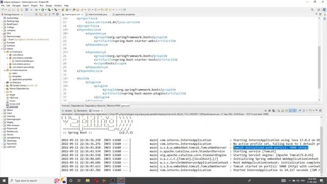 Port 8080 already in use | ECLIPSE | Spring | Live Reload & | Changing port number смотреть онлайн