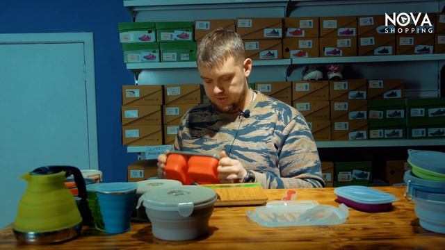 NOVASHOPPING.RU | Обзор туристической посуды из силикона. Контейнер из силикона | Пищевой контейнер