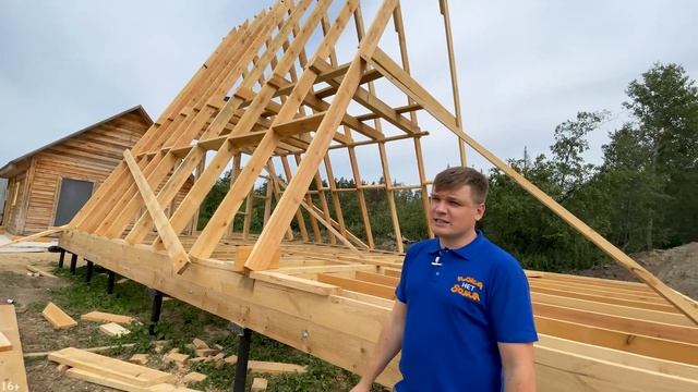 Каркасный Дом В Стиле A-Frame или ДОМ-ШАЛАШ смотреть онлайн