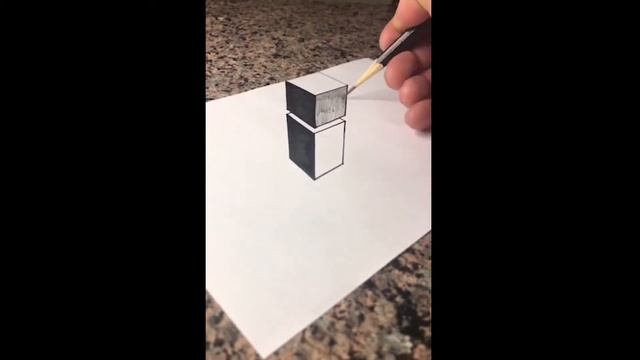 How to draw 3D figure | Как нарисовать 3Д фигуру смотреть онлайн