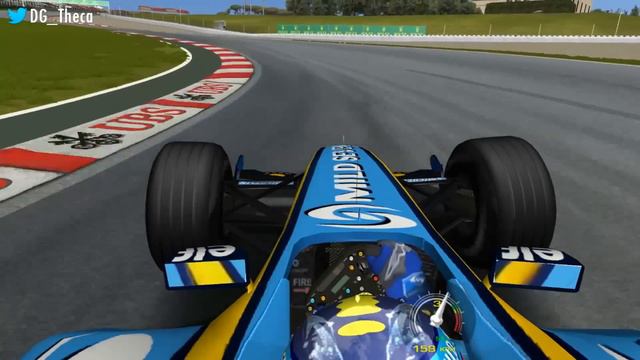 rFactor 2005 | Fernando Alonso OnBoard Lap | Catalunya (España) - Montmeló смотреть онлайн