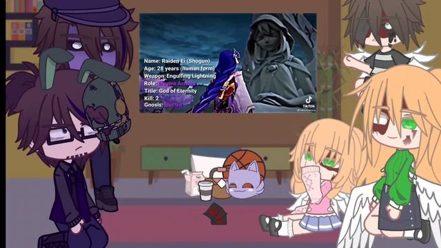 afton family react to yn as Raiden shogun (sorry if it's short no part 2) смотреть онлайн