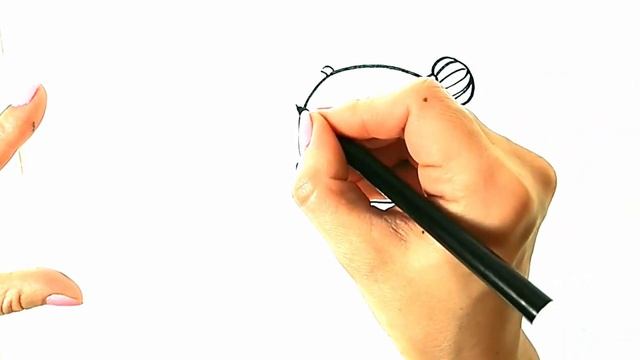 Как лесно да нарисуваме кукла ЛОЛ?Картинка за оцветяване. Лесни рисунки за деца. смотреть онлайн