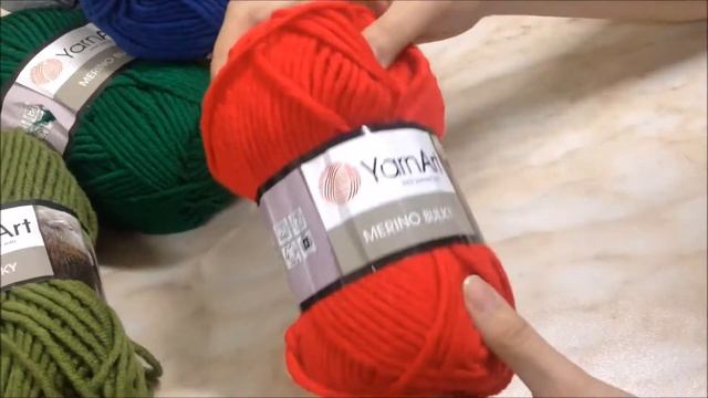 Пряжа YarnArt Merino Bulky смотреть онлайн