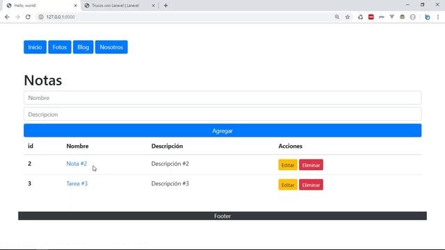 Curso Laravel 5 desde cero #14 Crear Paginación con Eloquent y Bootstrap 4 смотреть онлайн