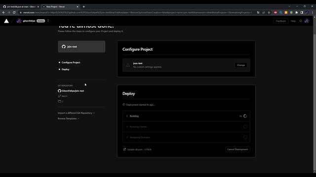 Como colocar servidor json no vercel смотреть онлайн