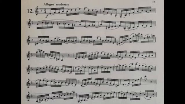 Cyrille Rose - 32 Studies for clarinet - n.12 смотреть онлайн