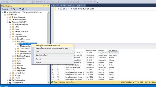 33-Sql Server Developer Course-Inline Table Function Part 1 смотреть онлайн
