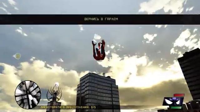 Завораживающие полёты на паутине Spider Man Web of Shadows смотреть онлайн