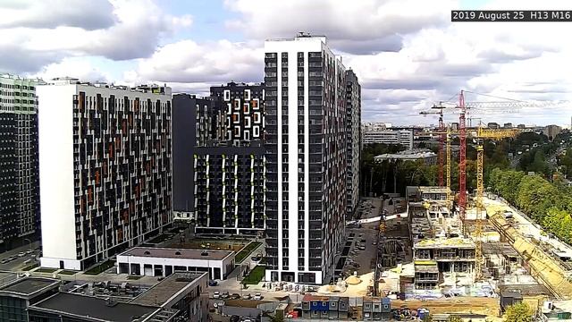 Стройка ЖК Летний сад (1 камера) 25 августа 2019 г смотреть онлайн