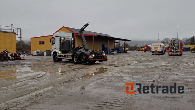 Lastväxlare Mercedes-Benz Arocs 6x2 Euro 6 / Hookloader finns på auktion hos Retrade.eu смотреть онлайн