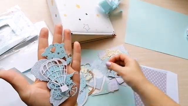 Для тех, кто хочет сам собрать свой альбом. Готовый набор!Скрапбукинг..mp4 смотреть онлайн