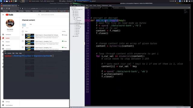 Python Projects 4 - (Password Bank) - Part 2 смотреть онлайн