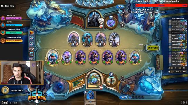 Hearthstone: lich King (Boss) - Shaman - The Cheapest Deck Possible! смотреть онлайн