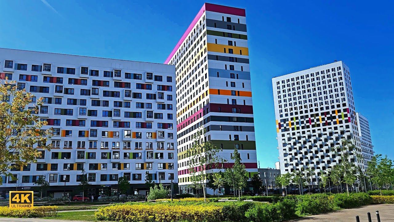 Прогулка по Москве: ЖК Грин Парк (с субтитрами) смотреть онлайн