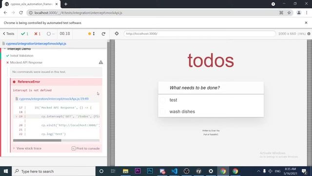 CYPRESS INTERCEPT Response | Cypress Mock API Response смотреть онлайн