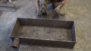 Мангал с двойным дном весом 50кг