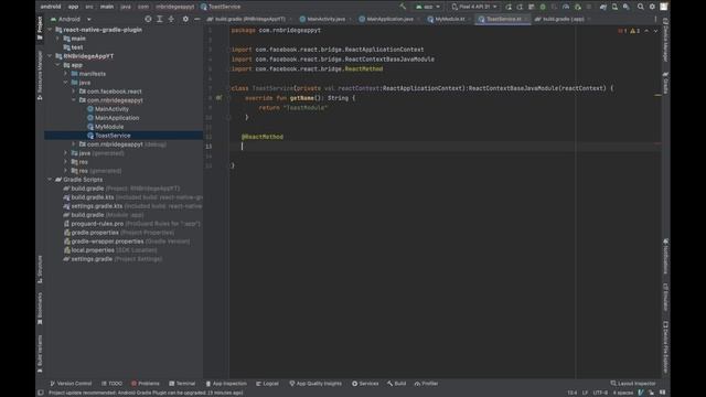 React native android bridge | Kotlin смотреть онлайн