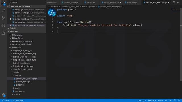 Golang Deep Dive P1 - L46 - Modules - External Interface смотреть онлайн
