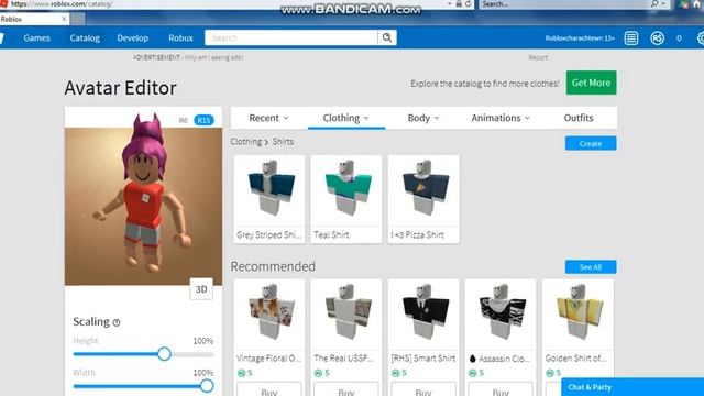 "How to look cute on roblox without robux"!!!!!(girl version) смотреть онлайн
