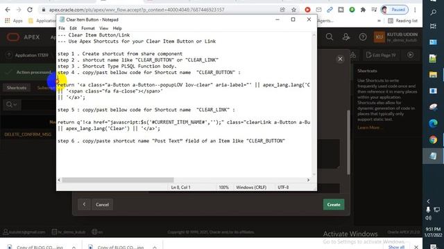 Use Apex Shortcuts for your Clear Item смотреть онлайн