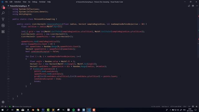 [Unity] Procedural Object Placement (E01: poisson disc sampling) смотреть онлайн