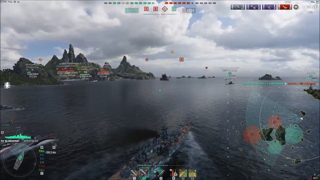 World of Warships - Gneisenau - Gnees breeze - 143k Dam, 2k BXP, смотреть онлайн