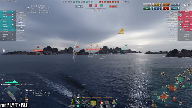 Shimakaze - World of Warships смотреть онлайн