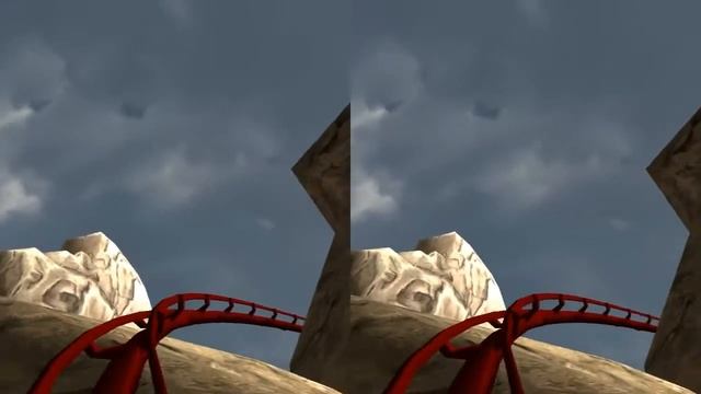 Real Roller coaster Dinosaur VR 3D SBS HD gameplay Google cardboard Virtual Reality video смотреть онлайн