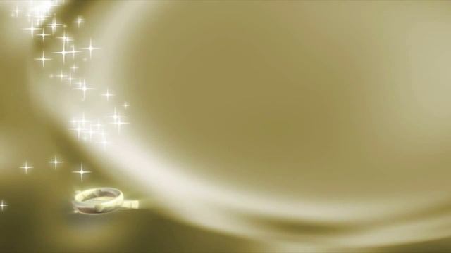 Фон для видеомонтажа Weddng Rings Gold Background смотреть онлайн