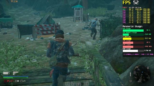 Days Gone | GTX 960M | i7-6700HQ | Best Settings | FPS Test смотреть онлайн