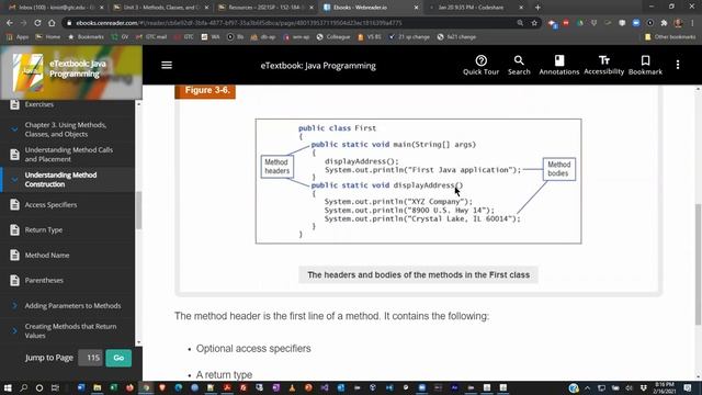 Java Programming 1 - Chapter 3 - Intro Lecture on Methods - Spring 2021 смотреть онлайн