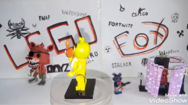 LEGO FNaF Чика и её кексик (кастом) смотреть онлайн