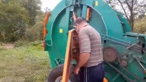 Отзыв о пресс подборщике ПР-145М, завода Унисибмаш город Новосибирск, сенокос 2023