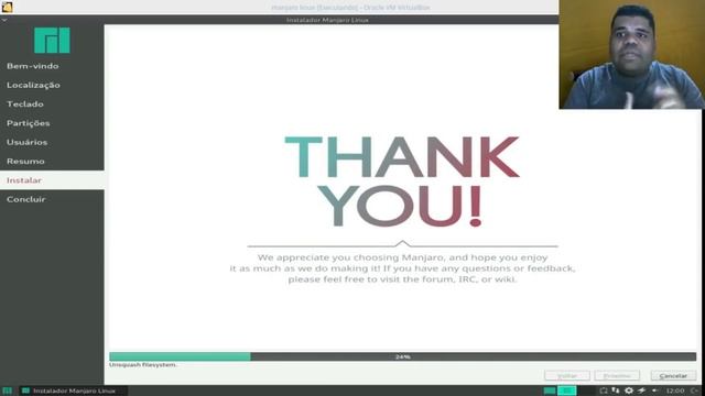 Manjaro XFCE instalação Mínima смотреть онлайн