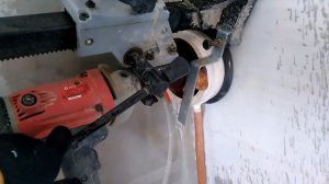 Отверстия под трубы отопления,в бетоне и кирпичной кладке! Станок для алмазного бурения KEN 6110B