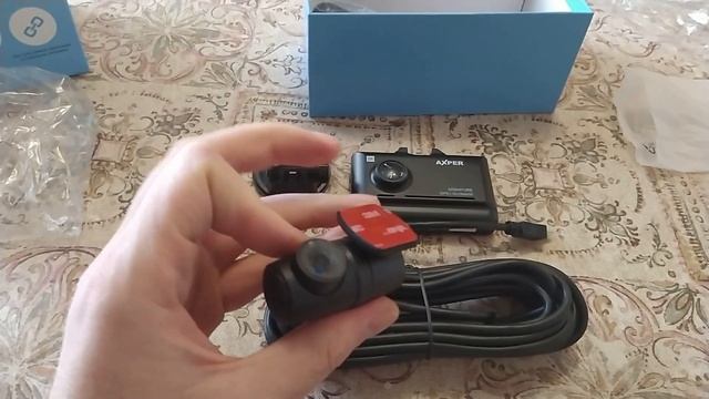 Видеорегистратор AXPER c двумя камерами на Весту смотреть онлайн