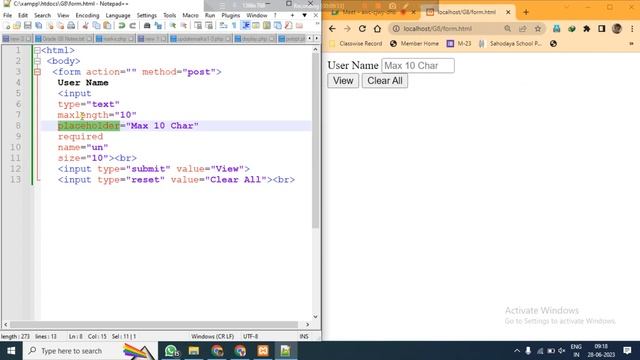 Class 8 | Display data from HTML form | HTML+PHP @schoolkipadhaibyanketkumar7814 смотреть онлайн