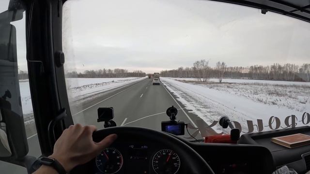 Проходим Кемеровские горки в снегопад смотреть онлайн