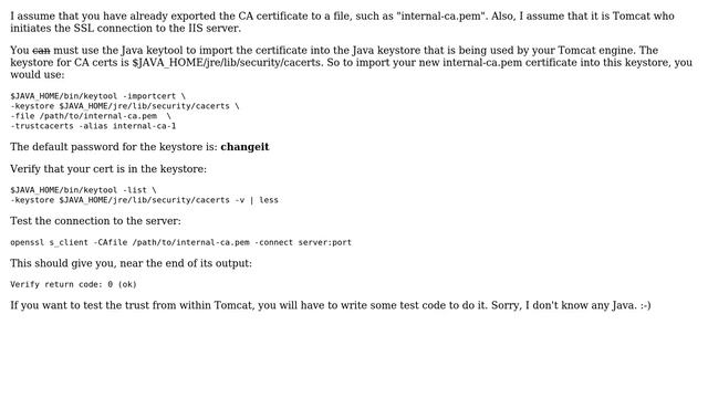 How do you configure Apache/Tomcat to trust internal Certificate Authorities for... смотреть онлайн