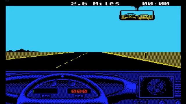 MSX The Duel - Test Drive II (Accolade, 1990) short-gameplay no-comment смотреть онлайн