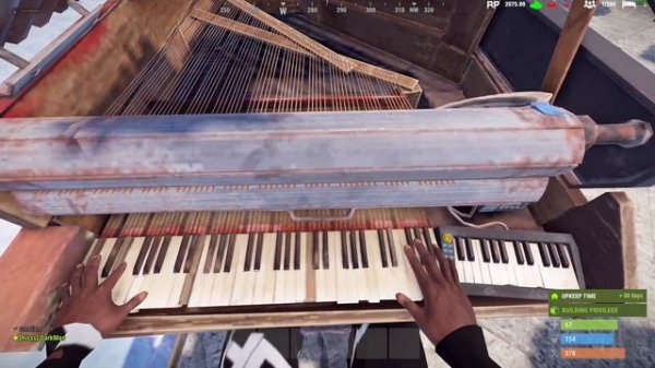 Rust Piano (pirates of the Caribbean)