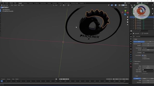 Convert any image to 3D Logo in blender {ar} смотреть онлайн
