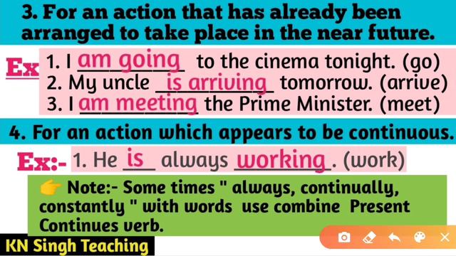 PRESENT CONTINUOUS TENSE in English # Present Continuous Tense in Telugu # General English Grammar. смотреть онлайн
