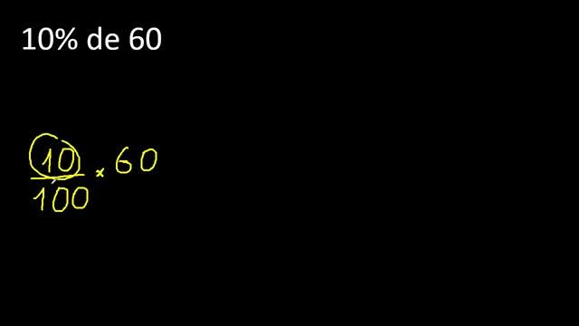 hallar el 10 de 60 , cual es el 10% de 60 , calculo de porcentaje de un número смотреть онлайн