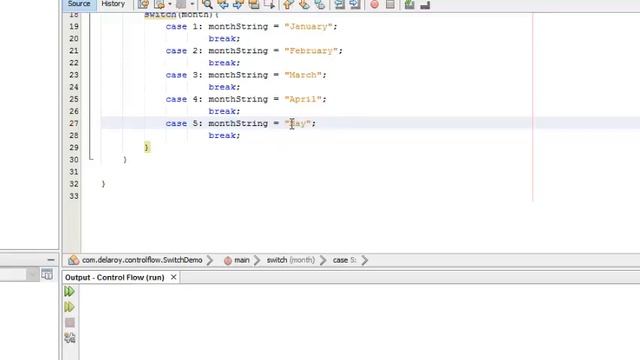 Java Switch Statement смотреть онлайн